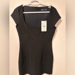 Zara short sleeve mini dress